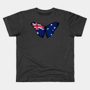 Vintage Australia Butterfly Moth | Pray For Ukraine and Stand with Ukraine Kids T-Shirt